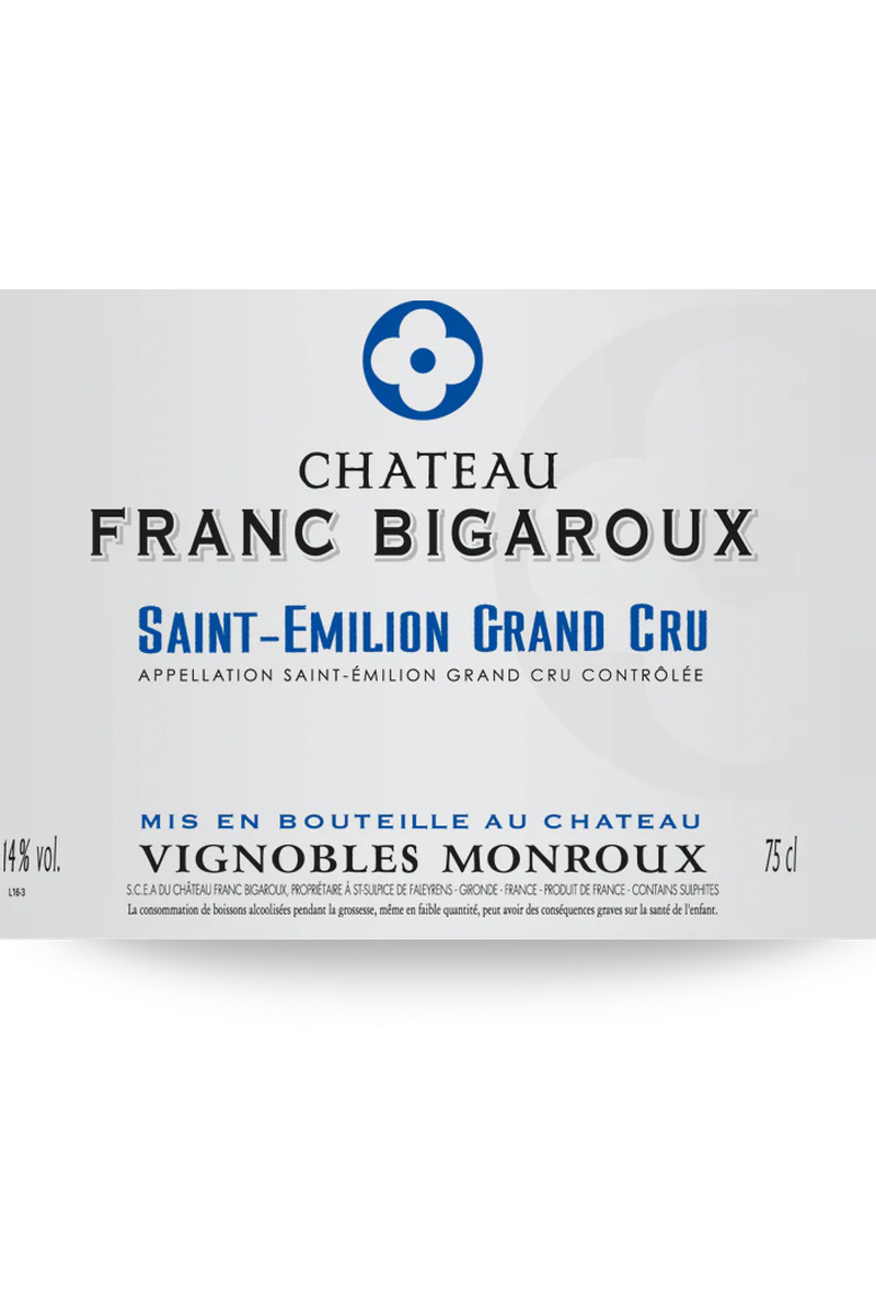 Chateau Franc Bigaroux Saint Emilion Grand Cru
