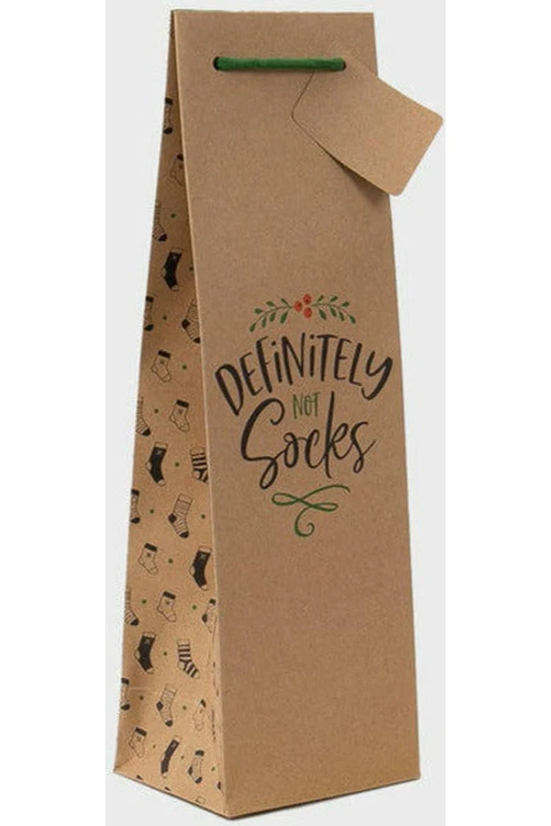 Definitely Not Socks Gift Bag