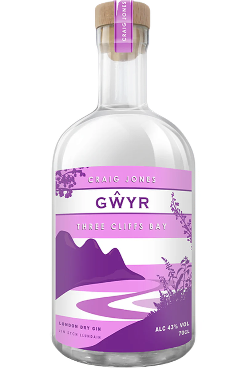 Three Cliffs Bay Gin 20cl