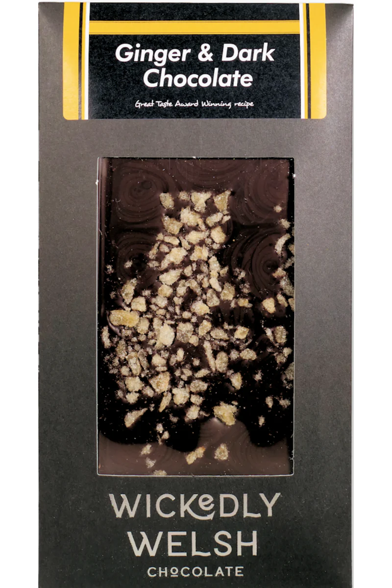 Wickedly Welsh - Ginger & Dark Chocolate Bar
